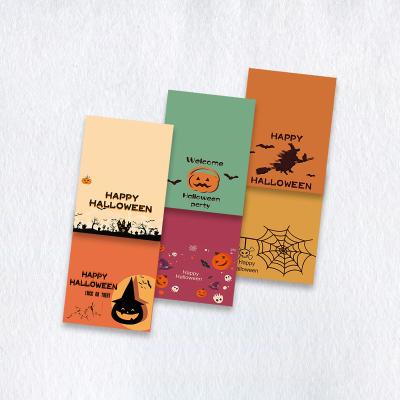 China USA 6 Pcs / Set Custom Paper Carving Handmade Cute Happy Halloween Postcards Greeting Gift Cards for sale