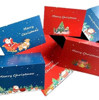 China Wholesale Handmade Custom USA Low Volume Birthday Merry Christmas New Year Greeting Card for sale