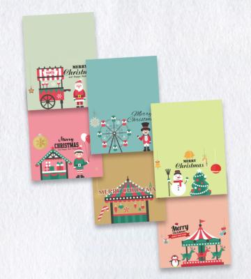 China Wholesale Handmade Custom USA Low Volume Birthday Merry Christmas New Year Greeting Card for sale