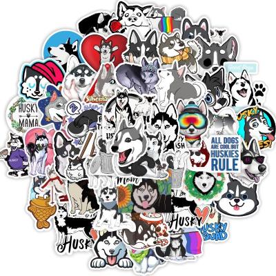 China Reusable Cartoon Sticker Cute Dog Stickers, Kawaii PVC Stickers For Motorcycle Suitcase Phone Laptop Covers DIY Vinyl Decal Sticker for sale