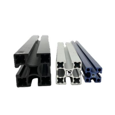 China Building Materials colors customized anode industrial aluminum profile frame material t slot square pipes  bracket aluminum extrusion profile for sale