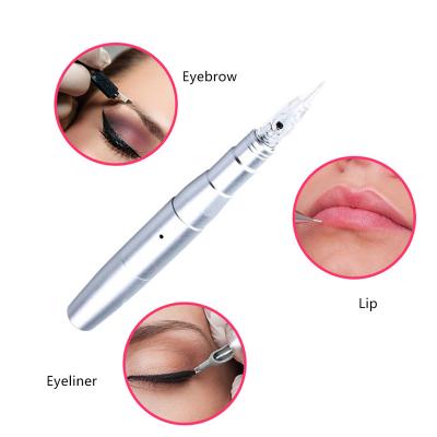 China PMU Digital Professional Rechargeable Electric Rotary Adjusting Eyebrow Permanent Pen Tattoo Machine Set for sale