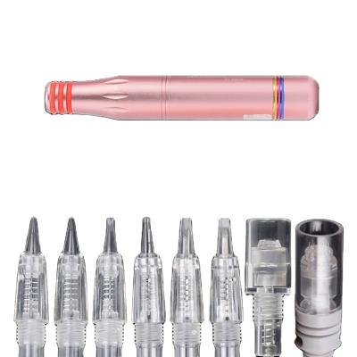 China Professional Custom Disposable Nano Screw Permanent Makeup Cartridge Needles For 8Mm Machine Charmant for sale