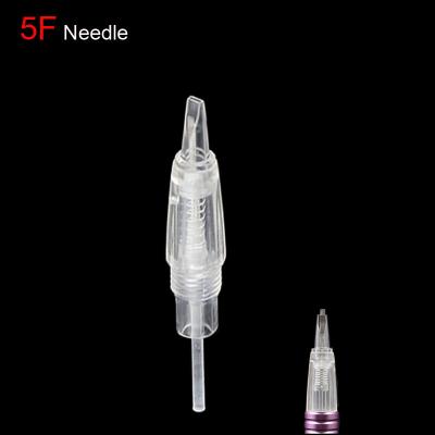 China Permanent Tattoo Needle 1RL Disposable Sterilized Permanent Makeup Cartridge Needles Tips For Eyebrow Lips Agulha Easy Click for sale