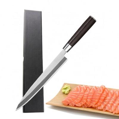 China 5cr15mov 240MM Japanese sashimi knife chef knife salmon fish stocked fish knife with gift box for sale