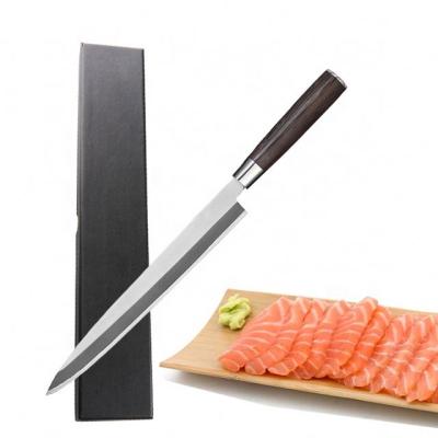 China 11Inch Stocked German 1.4116 Janpanese Steel Chef Knife With Handle 270mm Sashimi Solder Fish Knife for sale