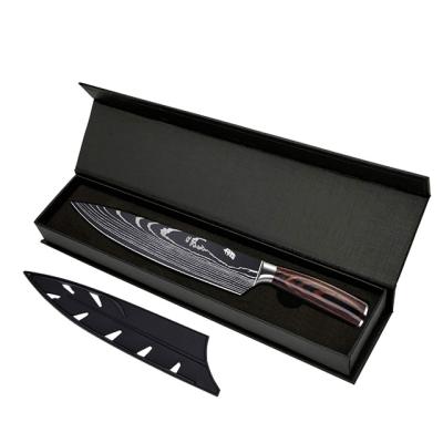 China Stocked Kitchen Professional Chef's Knife Damascus Chef's Knife 5cr15MOV With Magnetic Box for sale