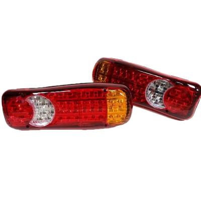 China Plastic 24V LED REAR TAIL LIGHTS LAMPS 5 FUNCTION TRAILER LORRY TRUCK RECOVERY 46 LED for sale