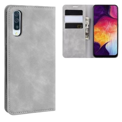 China With Card Slot 2019 New Flip Full Cover PU Leather Phone Back Cover Case For Samsung Galaxy A50 for sale