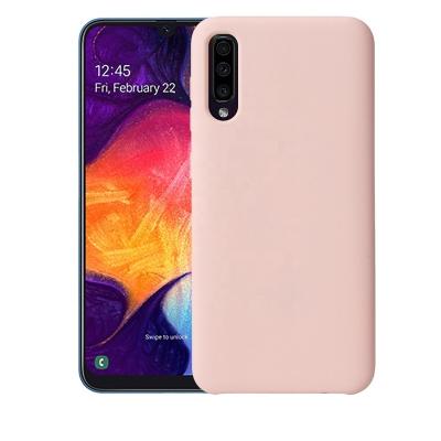 China New Liquid Anti-fall Silicone Phone Case For Samsung Galaxy A70 A60 Silicon Case for sale