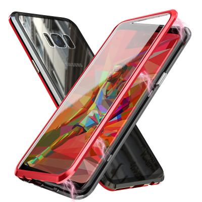 China Shockproof For Samsung Mobile Phone Cases Tempered Glass Screen Protector Transparent Cover Clear Magnetic Mobile Phone Bags & Cases for sale