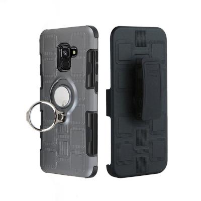 China Hybrid Shockproof TPU PC Belt Clip Holder Case For Samsung Galaxy A5 A8 2018 Phone Case Cover for sale