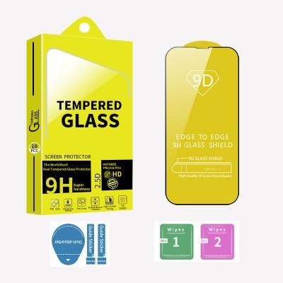 China FOR iphone 13 max full screen suitable 9D pro to iphone 13 12 phone tempered glass film case toughened film for mobile phone protective film for sale