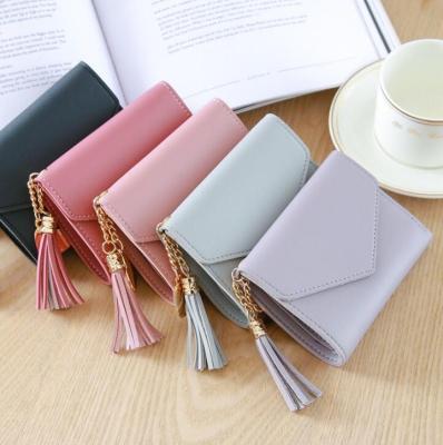 China 2021 Hot Selling Fashion Brand New Product Wholesale China Suppliers Fashion Woman Short Wallet for sale