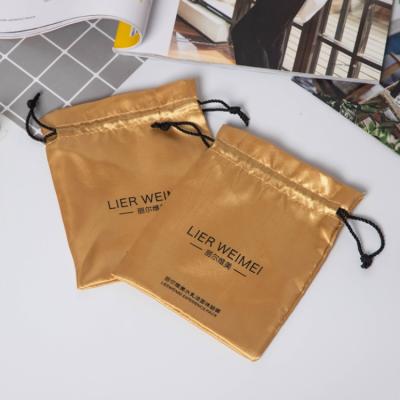 China Eco-friendly Personalized Design Polyester Drawstring Pouch Gift Jewelry Bags Jewelry Pouch Packaging Bag for sale