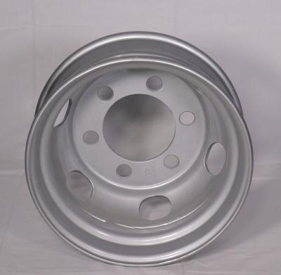 China Customized Logo 17.5x6.0 Truck Steel Wheels Steel Wheel Tubeless Rim For 8R17.5 Tire With Best Quality (What App: 8615503911273) for sale