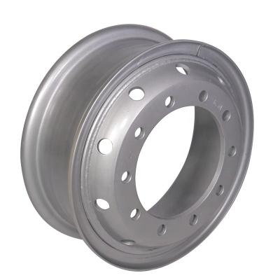 China Hot Selling Tubeless Tubel Wheels 6.5-20 Inch Chrome Steel Wheels Rims For Transport Vehicle Tire 8.25-20 Low Price (Which App: 8615503911273) for sale