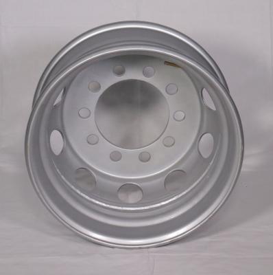 China 14mm Thickness Wheels Truck Rim 17.5x6.75 Tubeless Steel Wheel Rim With 10 Holes For 235/75R17.5 9R17.6 for sale