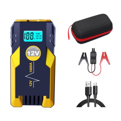 China Multi-Function Power Bank Truck Kit 16800mAh Backup Battery Booster Car Jump Starter Portable Car Battery Jump Starter With Flashlight for sale