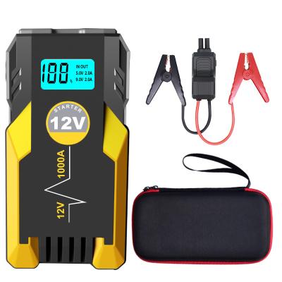 China Car Battery Jump Starter 14800mAh Jump Starter Car Jump Battery Jump Starter Booster With Flashlight for sale