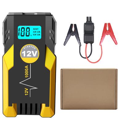 China Multifunctional Portable Car Battery Jump Starter 12v14800mah Power Bank Backup Battery Booster Car Jump Starter for sale