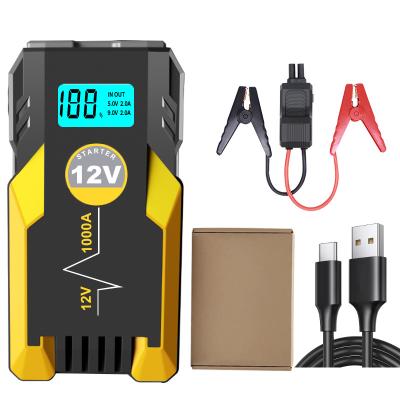 China Multifunction Portable Car Battery Start 12v Jump Starter Jump Starter Power Bank 14800mah Car Jump Starter Emergency Tool With SOS Lamp for sale