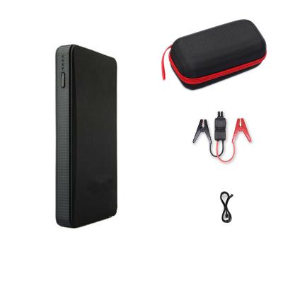 China Mini Slim 12800mAh Car Battery Jump Starter Portable Car Jump Starter Jumpstarter with Flashlight for sale