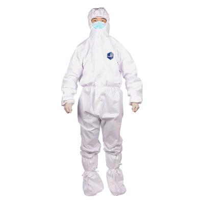 China Type5/6 Coveralls 55gsm Microporous Light Protective Suit Safety Disposable Coveralls PPE Suite for sale