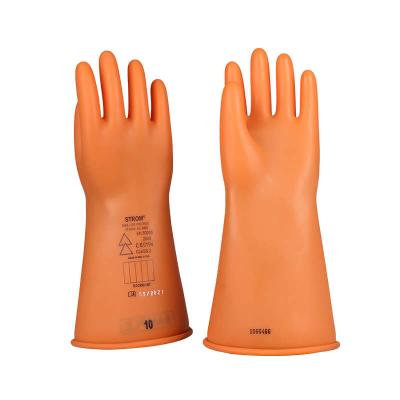 China Electrical Gloves Safety Insulating Gloves Class 2 Electrician Rubber for sale