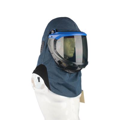 China Conduit Arc Suit Protective Mask Front and Side Flash Arc Flash Hood for sale