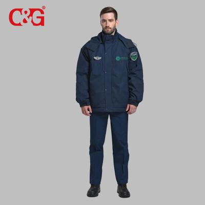 China jacket & Trousers Electrician Uniform Winter Workwear Jacket for sale