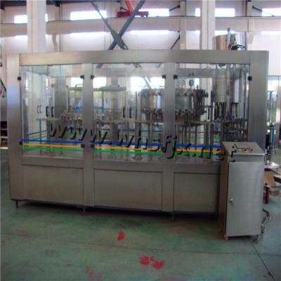 China Automatic Carbonated Soft Drink Beverage Beverage Glass Bottle Tin Can Filling And Sealing Machine for sale