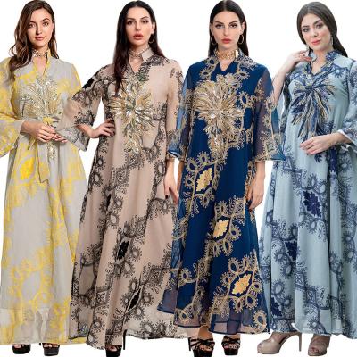 China Moroccan Traditional Muslim Ethnic Muslim Dress Dry Cleaning Beauty Kaftan Islamic Clothing Clothing&Accessories Mariage for sale