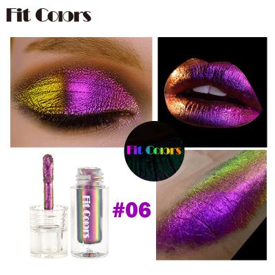 China Logo Waterproof Wholesale Private Lip Liquid Long Lasting Coloring Smoothing Gradient Chameleon Blinker Liquid Eyeshadow for sale