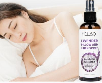 China Room Wholesale Vegan Organic Lavender Essential Oil Spray Soothing Good Sleep Lavender Pillow Spray for sale