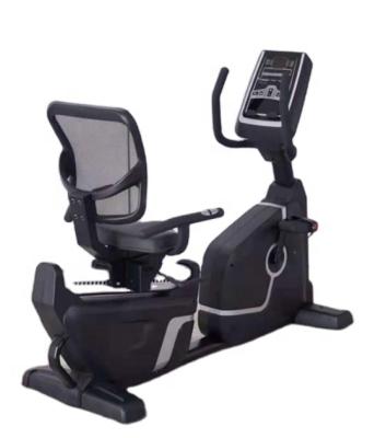 China Cardio Gym Fitness Equipment Commercial Magnetic Control Recumbent Bike Horizontal Use Exercise Bicycle for sale