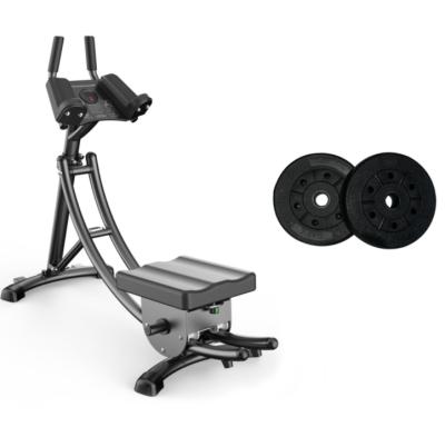 China Commercial Gym Equipment Exercise Trainer Sport Stainless Steel Track Abdomen Abdominal Coaster 1600*720*1450mm for sale