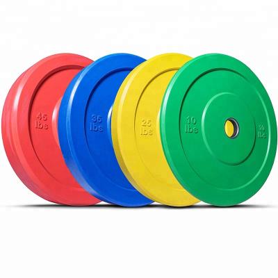 China Universal Wholesale Gym Solid Rubber Weight Plates Full Weight Bumper Plate 2.5kg-25kg for sale