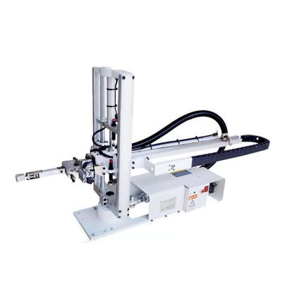 China Other AC Servo Motor Robotic Arm For Injection Molding Machine 5 Axis Manipulator Dual Arm Horizontal Axis With Suction Clamp for sale