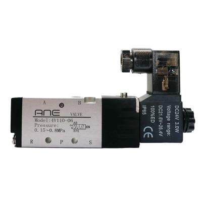 China Factory ANE Series Pneumatic 3V110-06 Airtac 24V Pneumatic Air Solenoid Valves for sale