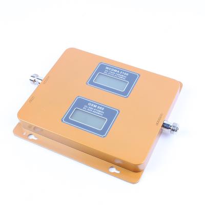 China Factory Wholesale 850 900Mhz 17Dbm 65Dbi Triband 175x140x20mm Dual Band Signal Booster Mobile Phone DCS Signal Repeater for sale