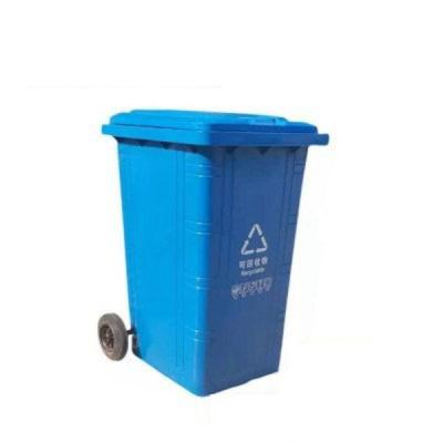 China 240 Liter Plastic Wheeled Outdoor Bin/Waste Bin/Waste Classification HDPE Viable Outdoor Large Size for sale