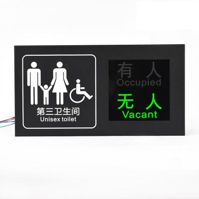 China Modern Bathroom Washroom Decor Smart Toilet Outlet Factory Busy And Empty Sign for sale