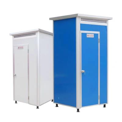 China Hand Sink Inside Mobile Plastic House Portable Toilet Outdoor Camping High Quality Prefab Chemical Ready To Use Toilet With Washbasin for sale