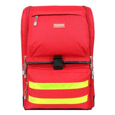 China Factory Durable Luminous Red Tactical Medical Instrument Bag Professional First Aid Kit Gear Storage Emergency Medical Bags SK85009 for sale