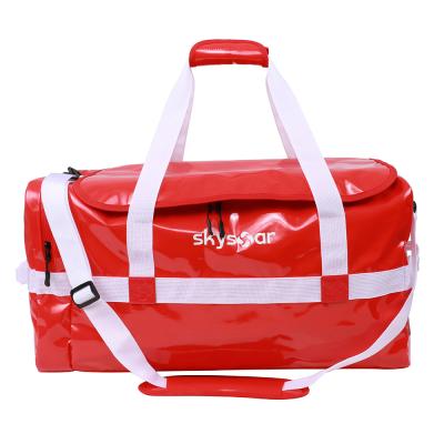 China High Quality Stylish Red Fashion Weekend Duffel Bag Luggage Travel Handbag For Men And Women Gym Bag Sports SK86011 for sale