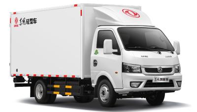 China Dongfeng Electric EV Cargo Container Truck 1650kg Hydraulische Bremse zu verkaufen