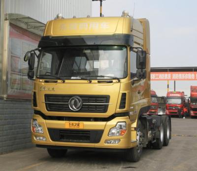 Chine Poids lourd 40T Tracteur à capuche 6x4 CNG Poussés par des camions remorque 8 roues à vendre