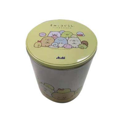 China Großer Zylinder-Metallkeks Tin Can Box 200*250mm für das Förderungs-Geschenk-Verpacken zu verkaufen