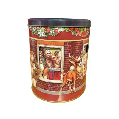 Cina Alimento di latte musicale del biscotto del metallo del carosello di festa Tin Can For Promotion Packaging in vendita